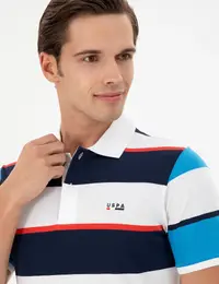 US Polo Assn. Men Navy Blue T-Shirt - Image 2