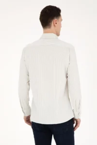 Pierre Cardin Green slim Fit Long Sleeve Shirt - Image 5