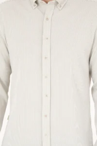 Pierre Cardin Green slim Fit Long Sleeve Shirt - Image 6