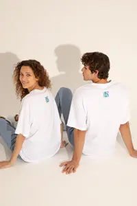 US Polo Shirt Assn. Men comfort Fit Crew Neck WHITE T-Shirt