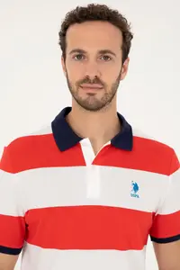 US Polo Assn. Men Regular Fit Polo Shirt Collar Rejection T-Shirt - Image 2