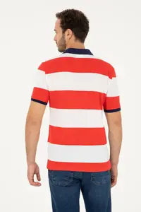 US Polo Assn. Men Regular Fit Polo Shirt Collar Rejection T-Shirt - Image 5