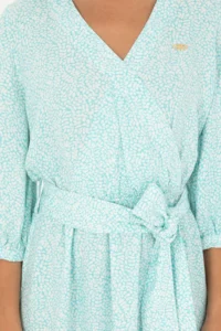 US Polo Assn. Women Mint Mini Size Weaving Dress - Image 5