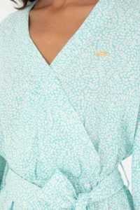 US Polo Assn. Women Mint Mini Size Weaving Dress - Image 6