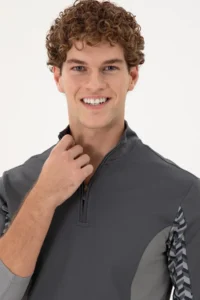 US Polo Assn. Men Anthracite Sweatshirt - Image 2