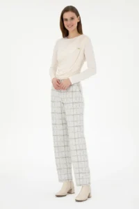 US Polo Assn. Women Cream Sweatpants