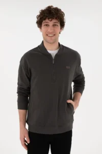 US Polo Assn. Men Anthracite Sweatshirt - Image 3