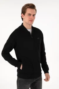US Polo Assn. Men Black Sweatshirt - Image 3