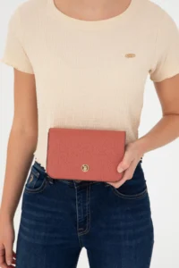 US Polo Assn. Women Dusty Rose Crossbody Bag - Image 2