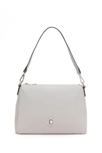 US Polo Assn. Women Light Gray Shoulder Bag - Image 3
