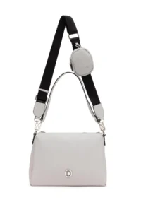 US Polo Assn. Women Light Gray Shoulder Bag - Image 6