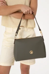 US Polo Assn. Women Khaki Shoulder Bag - Image 2