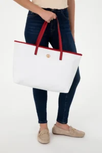 US Polo Assn. Women White Shoulder Bag - Image 2