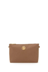 US Polo Assn. Women Dark Beige removable Sleeveless Kanvas Handbag - Image 3