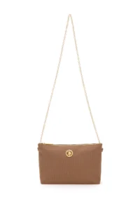 US Polo Assn. Women Dark Beige removable Sleeveless Kanvas Handbag - Image 6