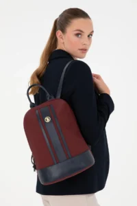 US Polo Assn. Women Burgundy Backpack