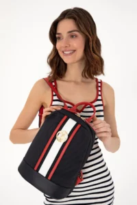 US Polo Assn. Women Navy Blue Backpack