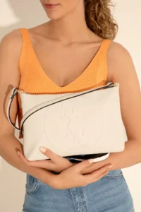 US Polo Assn. Women White Crossbody Bag - Image 2