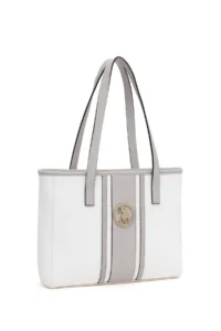 US Polo Assn. Women White Tote Bag - Image 4