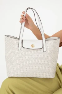 US Polo Assn. Women White Shoulder Bag - Image 2