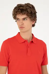 US Polo Assn. Men slim Fit Polo Shirt Collar Rejection Basic T-Shirt - Image 2