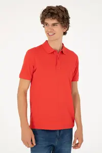 US Polo Assn. Men slim Fit Polo Shirt Collar Rejection Basic T-Shirt - Image 3