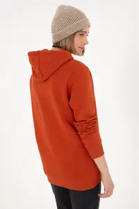 US Polo Assn. Men Hooded Brick Rejection Basic Fleece Sweatshirt - Image 4