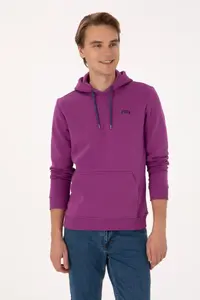 US Polo Assn. Men Violet Basic Sweatshirt
