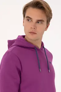US Polo Assn. Men Violet Basic Sweatshirt - Image 2