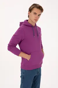 US Polo Assn. Men Violet Basic Sweatshirt - Image 3
