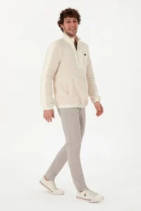 US Polo Assn. Men Cream Sweatshirt - Image 4