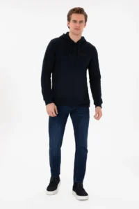US Polo Assn. Men Navy Blue Sweatshirt - Image 4