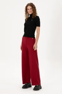 US Polo Assn. Women Cherry Loose Fit Knitwear Pants