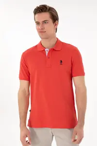 US Polo Assn. Men Regular Fit Polo Shirt Collar Rejection Basic T-Shirt - Image 3