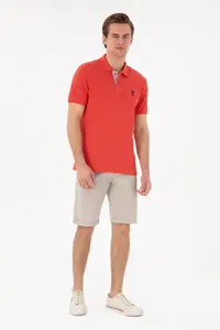 US Polo Assn. Men Regular Fit Polo Shirt Collar Rejection Basic T-Shirt - Image 4