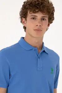 US Polo Assn. Men Indigo Basic T-Shirt - Image 2