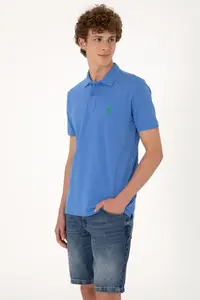 US Polo Assn. Men Indigo Basic T-Shirt - Image 3