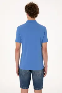 US Polo Assn. Men Indigo Basic T-Shirt - Image 5