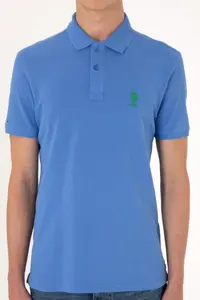 US Polo Assn. Men Indigo Basic T-Shirt - Image 6