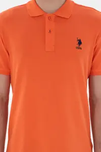 US Polo Assn. Men slim Fit Polo Shirt Collar Pomegranate Basic T-Shirt - Image 6