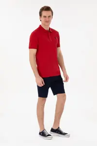 US Polo Assn. Men slim Fit Polo Shirt Collar Rejection Basic T-Shirt - Image 4