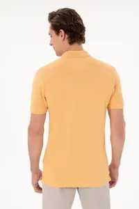 US Polo Shirt Assn. Men slim Fit Polo Shirt Shirt Collar Melon Basic T-Shirt - Image 5