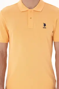 US Polo Shirt Assn. Men slim Fit Polo Shirt Shirt Collar Melon Basic T-Shirt - Image 6