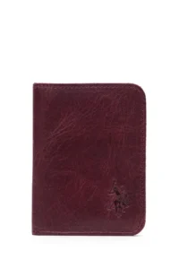US Polo Assn. Men Burgundy Card Holder