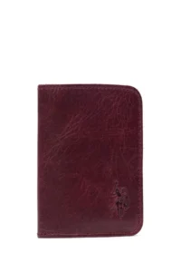 US Polo Assn. Men Burgundy Card Holder - Image 2