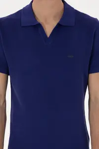 US Polo Assn. Men slim Fit Polo Shirt Collar Light Navy T-Shirt - Image 6