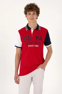 US Polo Assn. Men Regular Fit Rejection Polo Shirt Collar T-Shirt