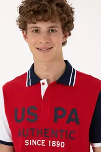 US Polo Assn. Men Regular Fit Rejection Polo Shirt Collar T-Shirt - Image 2