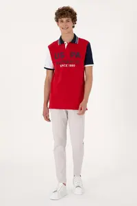 US Polo Assn. Men Regular Fit Rejection Polo Shirt Collar T-Shirt - Image 4