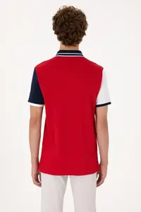 US Polo Assn. Men Regular Fit Rejection Polo Shirt Collar T-Shirt - Image 5
